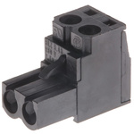 Weidmuller 5.08mm Pitch 2 Way Pluggable Terminal Block, Plug, Cable Mount, Screw Termination