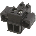 Phoenix Contact 3.5mm Pitch 2 Way Pluggable Terminal Block, Plug, Cable Mount, Screw Termination