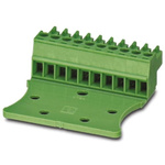 Phoenix Contact 3.81mm Pitch 8 Way Pluggable Terminal Block, Plug, Cable Mount, Screw Termination