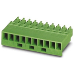 Phoenix Contact 3.81mm Pitch 8 Way Pluggable Terminal Block, Plug, Cable Mount, Screw Termination