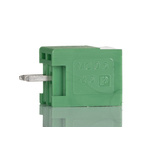 Phoenix Contact 2.5mm Pitch 2 Way Pluggable Terminal Block, Header, Through Hole, Solder Termination