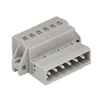 Wago 5mm Pitch 5 Way Pluggable Terminal Block, Feed Through Header, Through Hole, Screw Termination