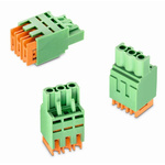 Wurth Elektronik 5.08mm Pitch 2 Way Horizontal Pluggable Terminal Block, Plug, Plug-In, Screw Termination