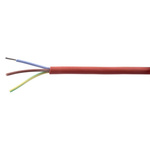 RS PRO 2 Core 2.5 mm² High temperature cable, Redbrown Silicone Sheath 50m, 300 V, 500 V