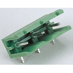 Phoenix Contact 7.62mm Pitch 3 Way Right Angle Pluggable Terminal Block, Header, Through Hole, Solder Termination