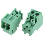 Phoenix Contact 3.5mm Pitch 2 Way Pluggable Terminal Block, Plug, Through Hole, Solder Termination