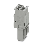 Phoenix Contact 15.6mm Pitch 3 Way Pluggable Terminal Block, Plug, Spring Clamp Termination