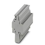 Phoenix Contact 10 Way Pluggable Terminal Block, Plug, Screw Down Termination