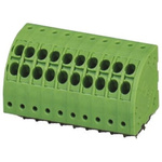 Phoenix Contact 5mm Pitch 2 Way Right Angle Pluggable Terminal Block, Plug, Cable Mount, Spring Cage Termination