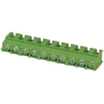 Phoenix Contact 3.5mm Pitch 2 Way Pluggable Terminal Block, Plug, Through Hole, Screw Termination