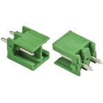 TE Connectivity 3.5mm Pitch 2 Way Pluggable Terminal Block, Header, Through Hole, Solder Termination