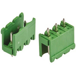 TE Connectivity 5.08mm Pitch 2 Way Pluggable Terminal Block, Header, Through Hole, Solder Termination