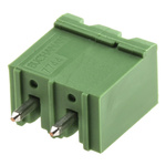 TE Connectivity 5.08mm Pitch 2 Way Pluggable Terminal Block, Header, Through Hole, Solder Termination