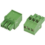 TE Connectivity 3.81mm Pitch 5 Way Pluggable Terminal Block, Plug, Cable Mount, Screw Down Termination