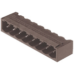 Weidmüller 5.08mm Pitch 2 Way Right Angle Pluggable Terminal Block, Header, Through Hole, Solder Termination
