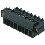 Weidmuller 3.81mm Pitch 2 Way Pluggable Terminal Block, Plug, Cable Mount, Screw Termination