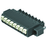 Weidmuller 3.81mm Pitch 2 Way Pluggable Terminal Block, Plug, Through Hole, Screw Termination