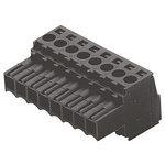 Weidmuller 3.5mm Pitch 2 Way Pluggable Terminal Block, Plug, Cable Mount, Screw Termination