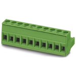 Phoenix Contact 5mm Pitch 8 Way Pluggable Terminal Block, Plug, Plug-In, Screw Termination