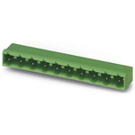 Phoenix Contact 7.5mm Pitch 4 Way Right Angle Pluggable Terminal Block, Header, Through Hole, Solder Termination