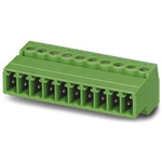 Phoenix Contact 3.81mm Pitch 4 Way Pluggable Terminal Block, Inverted Plug, Cable Mount, Screw Termination
