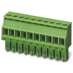 Phoenix Contact 3.81mm Pitch 8 Way Pluggable Terminal Block, Plug, Cable Mount, Screw Termination