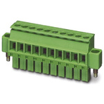 Phoenix Contact 3.81mm Pitch 8 Way Pluggable Terminal Block, Plug, Cable Mount, Screw Termination