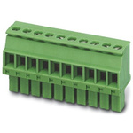 Phoenix Contact 3.5mm Pitch 2 Way Pluggable Terminal Block, Plug, Cable Mount, Screw Termination