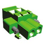 TE Connectivity 5.08mm Pitch 2 Way Pluggable Terminal Block, Plug, Panel Mount, Solder Termination