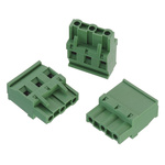 Wurth Elektronik 7.62mm Pitch 4 Way Pluggable Terminal Block, Plug, Cable Mount, Screw Termination