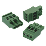 Wurth Elektronik 5.08mm Pitch 3 Way Pluggable Terminal Block, Plug, Cable Mount, Screw Termination