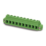 Phoenix Contact 5.08mm Pitch 8 Way Pluggable Terminal Block, Plug, Cable Mount, Screw Termination