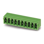 Phoenix Contact 3.5mm Pitch 6 Way Right Angle Pluggable Terminal Block, Header, Through Hole, Solder Termination