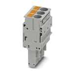 Phoenix Contact Pluggable Terminal Block, Plug, Push In Termination