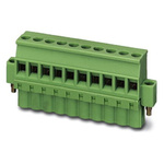 Phoenix Contact 5.08mm Pitch 4 Way Pluggable Terminal Block, Plug, Screw Termination