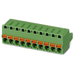 Phoenix Contact 5.08mm Pitch 18 Way Pluggable Terminal Block, Plug, Spring Cage Termination