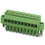 Phoenix Contact 3.5mm Pitch 11 Way Pluggable Terminal Block, Plug, Cable Mount, Screw Termination
