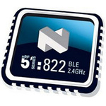 Nordic Semiconductor NRF51822-QFAA-T, Bluetooth System On Chip SOC for Beacons, Computer Peripherals, I/O Devices,