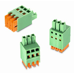 Wurth Elektronik 3.81mm Pitch 6 Way Horizontal Pluggable Terminal Block, Plug, Plug-In, Screw Termination