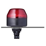 AUER Signal IBL Red LED Beacon, 24 V ac/dc, , Multiple Effect, Panel Mount