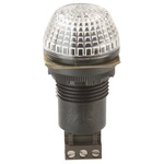 AUER Signal ITS Clear LED Beacon, 24 V ac/dc, Steady, Panel Mount