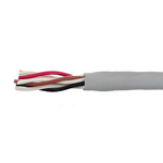 Alpha Wire 4 Pair Unshielded Multipair Industrial Cable 0.09 mm²(CE, CSA, UL) Grey 30m EcoCable Mini Series