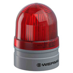 Werma EvoSIGNAL Mini Red LED Beacon, 115 → 230 V ac, Base Mount
