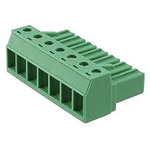 Phoenix Contact 7.62mm Pitch 12 Way Pluggable Terminal Block, Plug, Cable Mount, Screw Down Termination