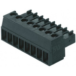 Weidmuller 3.81mm Pitch 6 Way Pluggable Terminal Block, Plug, Cable Mount, Screw Termination