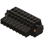 Weidmuller 3.5mm Pitch 14 Way Pluggable Terminal Block, Plug, Cable Mount, Screw Termination