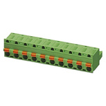 Phoenix Contact 7.5mm Pitch 3 Way Pluggable Terminal Block, Plug, Cable Mount, Spring Cage Termination