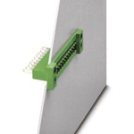 Phoenix Contact 5.0mm Pitch 6 Way Pluggable Terminal Block, Feed Through Header, Panel Mount, Solder/Slip on Termination
