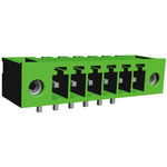 TE Connectivity 3.5mm Pitch 6 Way Pluggable Terminal Block, Header, Through Hole, Solder Termination