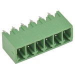 Wurth Elektronik 3.5mm Pitch 6 Way Pluggable Terminal Block, Header, Through Hole, Solder Termination